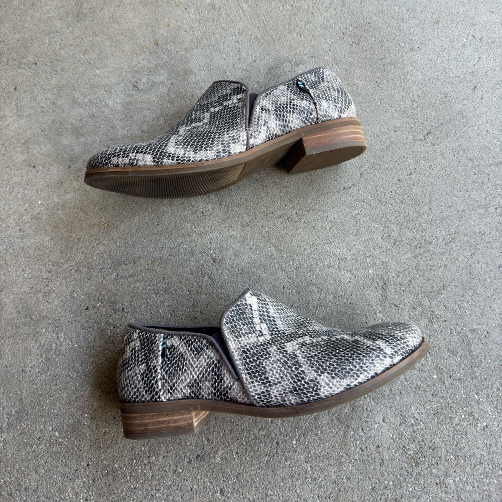 Tom’s Women’s Snake Embossed Shay Low Bootie